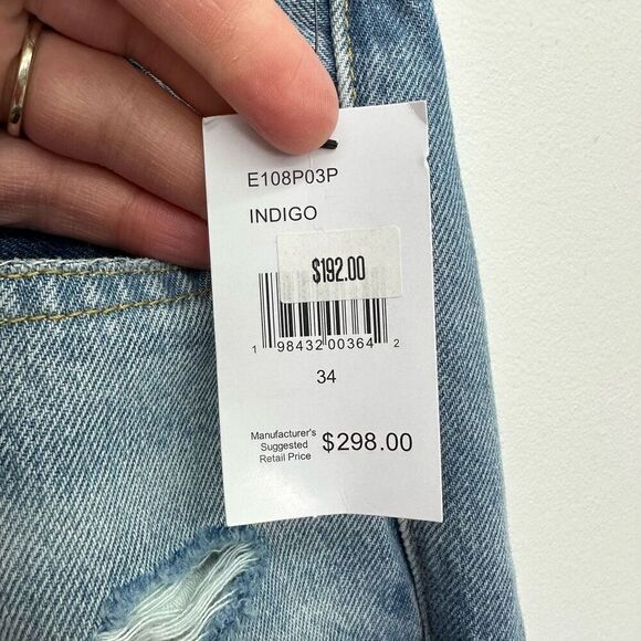 Prps Men’s Demon Peony Floral Embroidery Straight Leg Slim Fit Jean - Picture 10 of 16